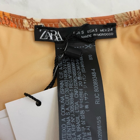 NWT ZARA FLORAL PRINTED SWIMSUIT - Picture 6 of 6